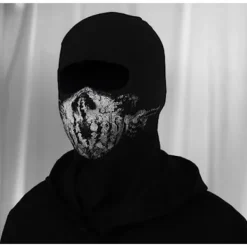 Balaclava med dödskalle - Moto Mask för Call of Duty-fans - Färg: B><noscript><img width=