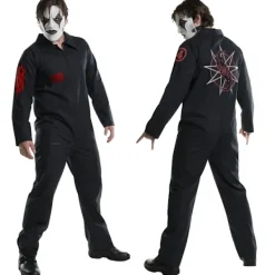 Band Slipknot Cosplay Kostym Lös Overall Halloween Slive Knot Band -4 L> Dräkter