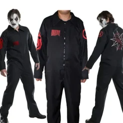 Band Slipknot Cosplay Kostym Lös Overall Halloween Slive Knot Band -4 L> Dräkter