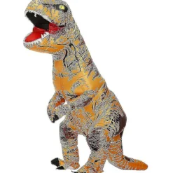 Barn & Vuxen Dinosaur Uppblåsbar Cosplay Kostym T-rex Anime Tecknad Festklänning Kostymer Halloween Kostym> Dräkter
