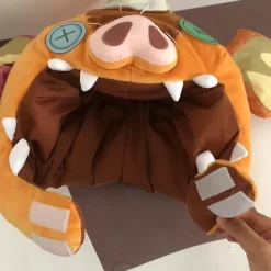 Barn & Vuxna BOTW Bokoblin Mask TOTK Link Gris Plysch Helhuvud Huvmask Hatt-WELLNGS><noscript><img width=