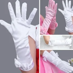 Barn Långa Handskar Prinsessan Dansföreställning Scenhandskar><noscript><img width=