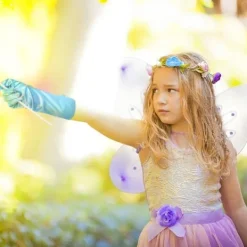 Barn Långa Handskar Prinsessan Dansföreställning Scenhandskar><noscript><img width=