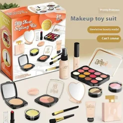 Barn Låtsas Sminkset 11 Delar Kosmetikakit Leksak Rollspel Skönhetstillbehör[D]><noscript><img width=