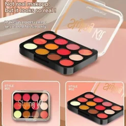 Barn Låtsas Sminkset 11 Delar Kosmetikakit Leksak Rollspel Skönhetstillbehör[D]><noscript><img width=