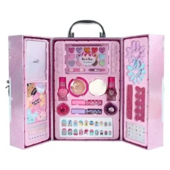 Toyz Land Barn Smink Kit Tvättbart Smink Kit Äkta Kosmetik Smink Set Hälsosamt Låtsas Leka Smink Skönhetsset> Smink
