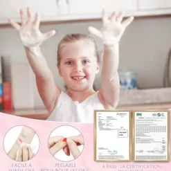 Barn sminkset flickor, 20st case, rosa sminkset set bästa present till tjej Bekväm><noscript><img width=