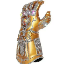 Barn Thanos Handskar Infinity Gauntlet Med Led-ljus Avengers 4 Cosplay Leksak> Tillbehör