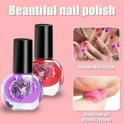 Barnens sminkset för flickor, tvättbart barnset flickor, flickors smink barnleksaker julklapp födelsedagspresenter för 4 5 6 7 8 9 10 år gamla Gi><noscript><img width=