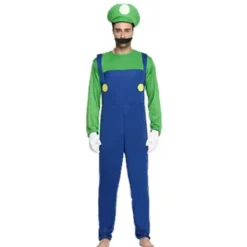 Barnens Super Mario Luigi Bros Cosplay Dräkt Kostym S:150-160CM> Dräkter