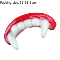 Barnens Trick Toy Resin Halloween Vampyrtänder för ålder 6+ Barn/Vuxna><noscript><img width=