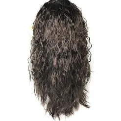 Barnflickor Animie Polynesisk Prinsessa Moana Peruker Hawaiiansk Cosplay Party Kostym Hår Fancy><noscript><img width=