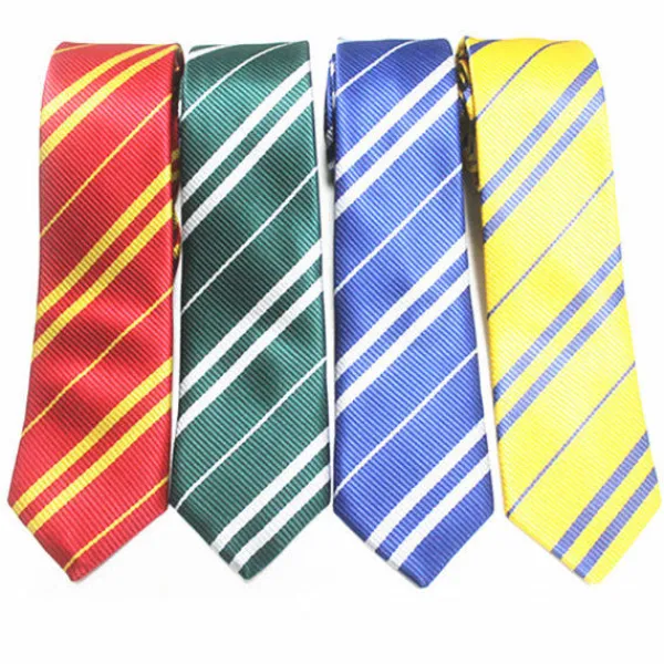 Barnmaskerad Cosplay Harry Potter-serien likadan slips blå röd> Tillbehör