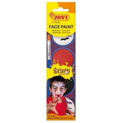 JOVI Barnsmink - - Förpackning med 3 flaskor á 8ml - Vit, Röd, Svart - Slät konsistens - Icke giftig><noscript><img width=