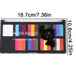 Barnsmink, delad kakpalett, ansiktsmålning> Smink