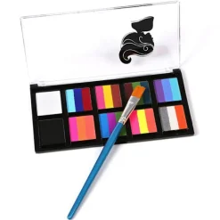 Barnsmink, delad kakpalett, ansiktsmålning><noscript><img width=