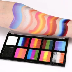 Barnsmink, delad kakpalett, ansiktsmålning><noscript><img width=