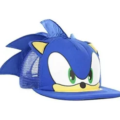 DAO Baseballkeps med Igelkott-tema, Sonic Cosplay Justerbar Kep Cartoon Ungdom Blå Kep för Festtillbehör DB> Huvudbonader