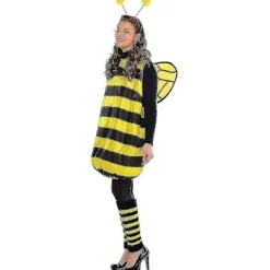 Bee Coplay Kit Halloween Bee Coplay Dräkt Dam Honey Bee Kotym Acceoarer Halloween Honeybee Coplay Party Favor><noscript><img width=