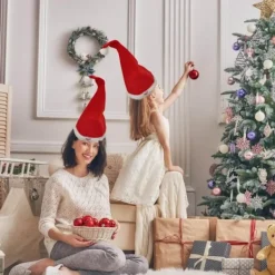 unbranded Bekväm PP Bomull Jultomte Hatt Musikalisk Rytm Dansande Leksak för Barn Vuxna><noscript><img width=