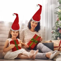 unbranded Bekväm PP Bomull Jultomte Hatt Musikalisk Rytm Dansande Leksak för Barn Vuxna><noscript><img width=