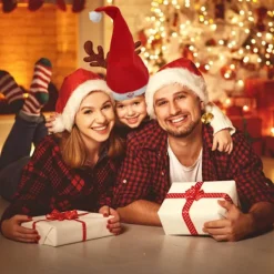 unbranded Bekväm PP Bomull Jultomte Hatt Musikalisk Rytm Dansande Leksak för Barn Vuxna><noscript><img width=