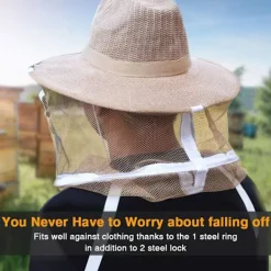 Bihat med slöja, stor biodlarhatt, bihatt med hög synlighet slöja för biodlare vid underhåll av bikupan><noscript><img width=