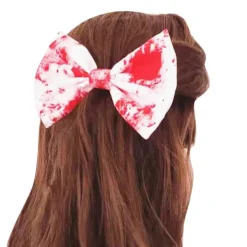 CL Blodfläck Y2K Rosett Handgjorda Hårspännen med Halloween-tema> Huvudbonader