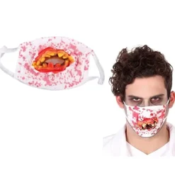 Blodiga tänder mask halloween skräck förklädnad halloween kostym> Masker