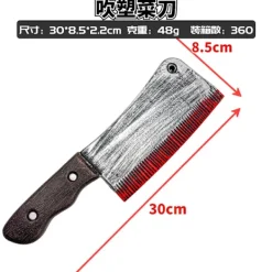 Blodigt Förkläde Skräckkostymset – Halloween Slaktare Cosplay med Falska Blodfläckar *Svart förklädesset 1*En storlek One size><noscript><img width=