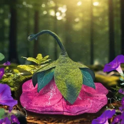 Blommig Vårhatt Kostym för Kvinnor Dam Halloween Cosplay Hattar Vuxen Party Festlig (rosa)> Huvudbonader