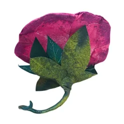 Blommig Vårhatt Kostym för Kvinnor Dam Halloween Cosplay Hattar Vuxen Party Festlig (rosa)><noscript><img width=