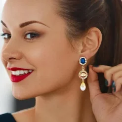 Blomsterpärlhattar Pärlhattar med öglor Mässingsklockpärla><noscript><img width=