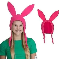 FMYSJ Bobs Louise Kaninöronhatt Burgers Beanie Halloween Juldräkt Cosplay Kaninöronhatt (FMY) Adult> Huvudbonader