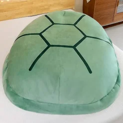 Bärbar Sköldpaddsskal Kudde Vuxen - Jättelik Sköldpaddsdräkt Rolig Utklädnad Viktad Sköldpadds Plysch, Stor Sköldpaddskroppskudde [YJD]><noscript><img width=