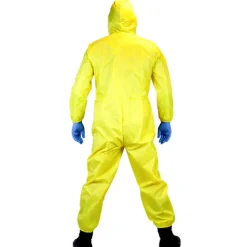 Breaking Bad Walter White Gul Jumpsuit Cosplay Kostym för Halloween [JSR] Men M><noscript><img width=