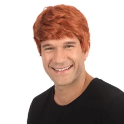 Bristol Novelty Kort Peruk för Män One Size Ingefära One Size> Peruker