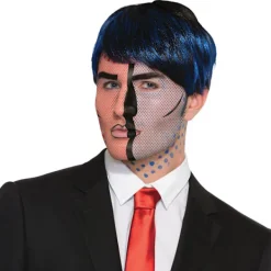 Bristol Novelty Unisex Vuxen Pop Art Ansiktstatuering One Size Mult One Size> Smink