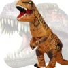 (Brun) Tyrannosaurus Rex Dräkt Vuxen Dinosauriedräkt Uppblåsbar> Dräkter