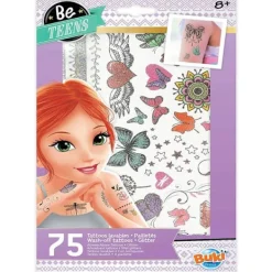 BUKI FRANCE - 75 tvättbara glittertatueringar> Smink