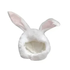 Bunny Ears Hat Öronlapp Cap VIT><noscript><img width=
