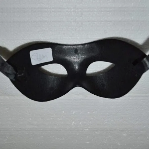 Burlesque Ball Party (svart One Size)2* Mask för män Svart Matt> Masker
