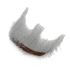 {ca} Falskt Skägg Realistiskt 100% Äkta Hår Helt Handknutet Getsskinn Brunt För Män Smink Underhållning/drama (hz06), Happy H> Tillbehör