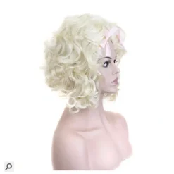 {CACA} Marie Antoinette vit peruk för damer, fransk barock, maskeradaccessoar><noscript><img width=