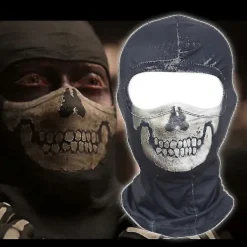 Call Of Duty 19 Cod19 Mask Huvudbonad Ghost Squad Dödskalle Huvudbonad> Huvudbonader
