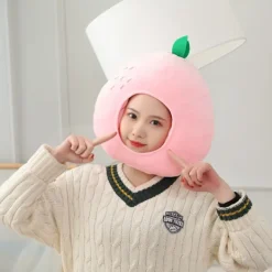 Cartoon Huvudband Håll Varmt Kostymhattar Lätt Tvätta Fotografering> Huvudbonader