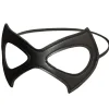 Catwoman-mask, Maskeradmask Svart Kattmask Catwoman Kostym Lädermask> Masker