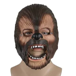 FMYSJ Chewbacca Mask Rörlig Käke Cosplay Chewie Masker Helhuvud Hjälm Halloween Rekvisita (FMY)> Masker
