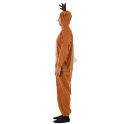 KOOLYOU Christmas Moose One-piece Par Rolig Party Scen Kostym Bar Mall Rendräkt M><noscript><img width=