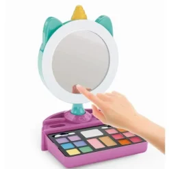 CLEMENTONI - Unicorn sminkspegel - Ljusring - Smink och hår- och nagelaccessoarer - Från 7 år Flerfärgad><noscript><img width=